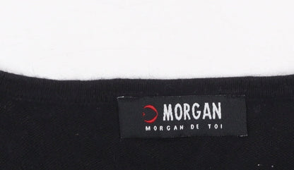 Womens UK Size M Morgan Black Pullover Jumper