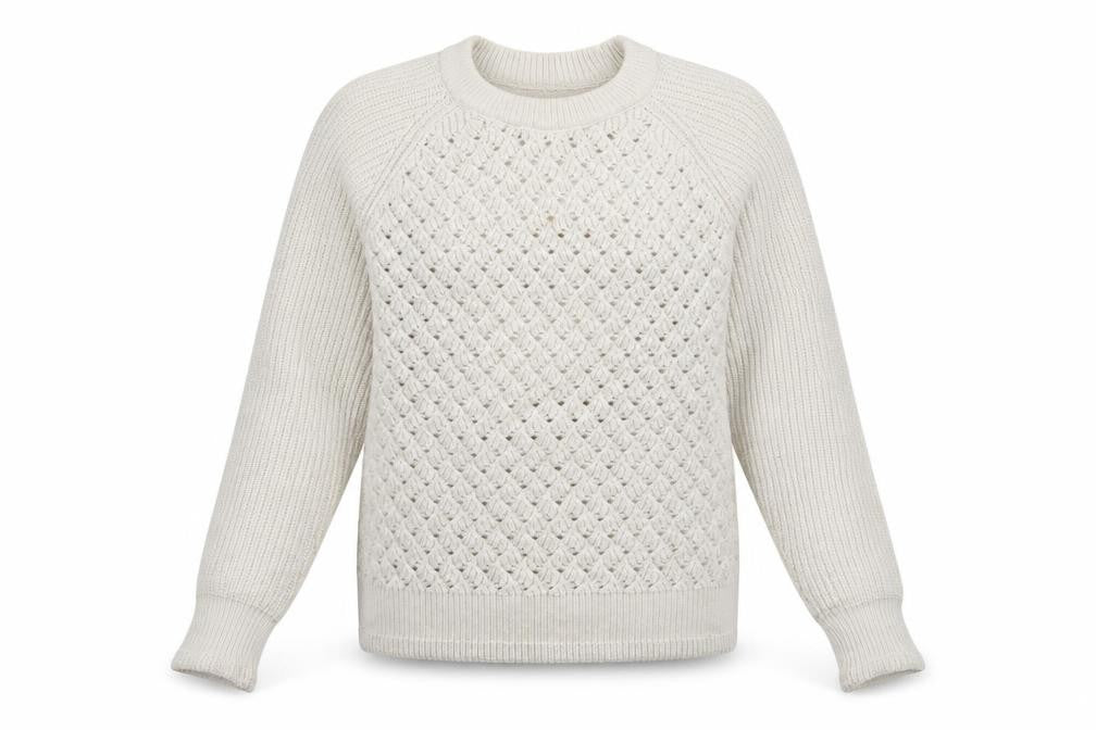 Womens UK Size M Marks and Spencer Beige Pullover Jumper