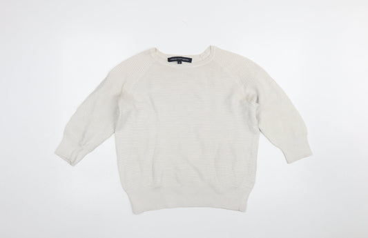 Womens UK Size S French Connection Ivory Pullover Jumper