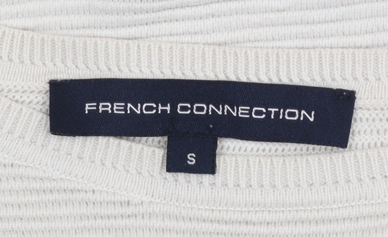 Womens UK Size S French Connection Ivory Pullover Jumper