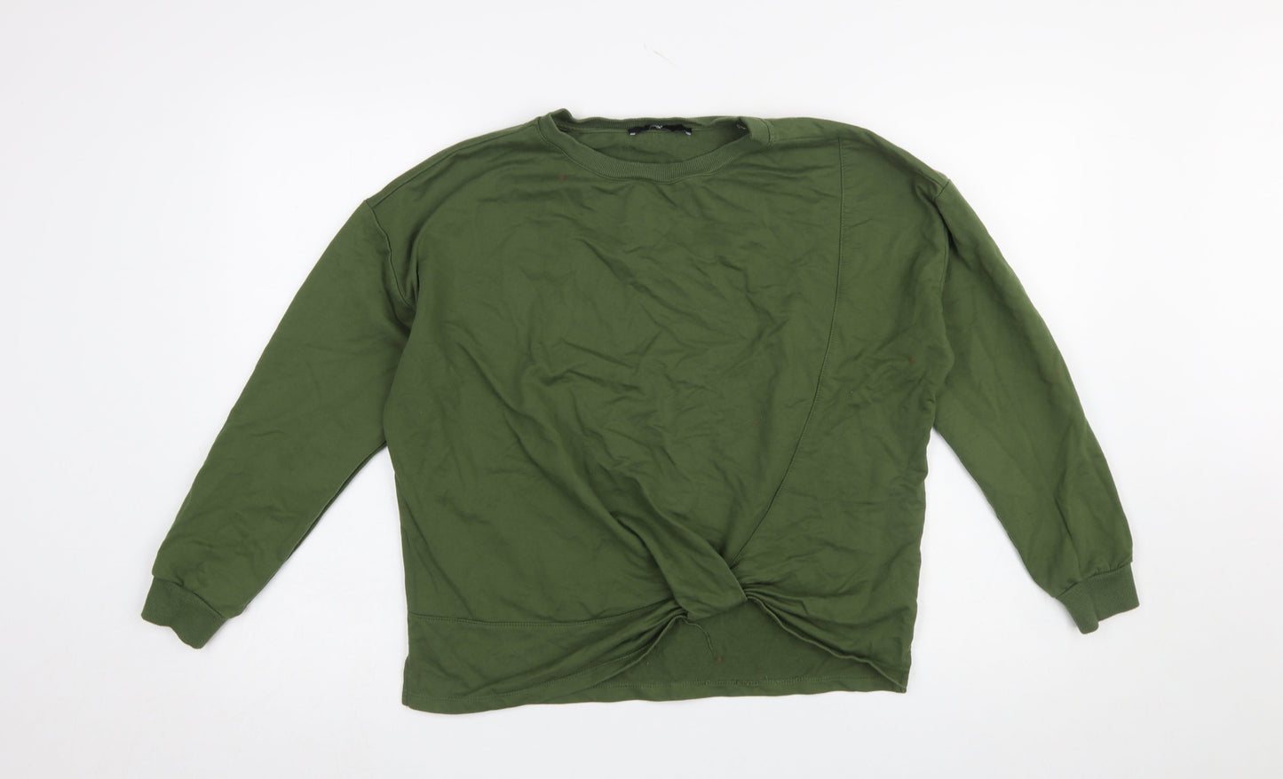 Womens UK Size 12 Very Green Pullover Sweatshirt