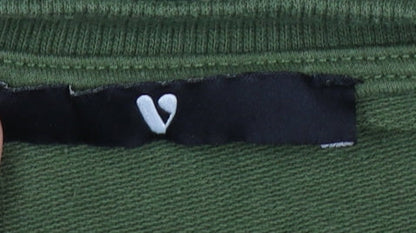 Womens UK Size 12 Very Green Pullover Sweatshirt