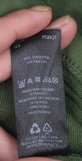 Womens UK Size 12 Very Green Pullover Sweatshirt