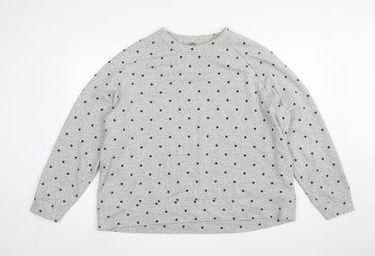 Womens UK Size 2XL H&M Grey Pullover Sweatshirt