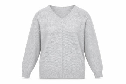 Womens UK Size XS H&M Grey Pullover Jumper