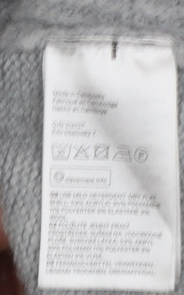 Womens UK Size XS H&M Grey Pullover Jumper