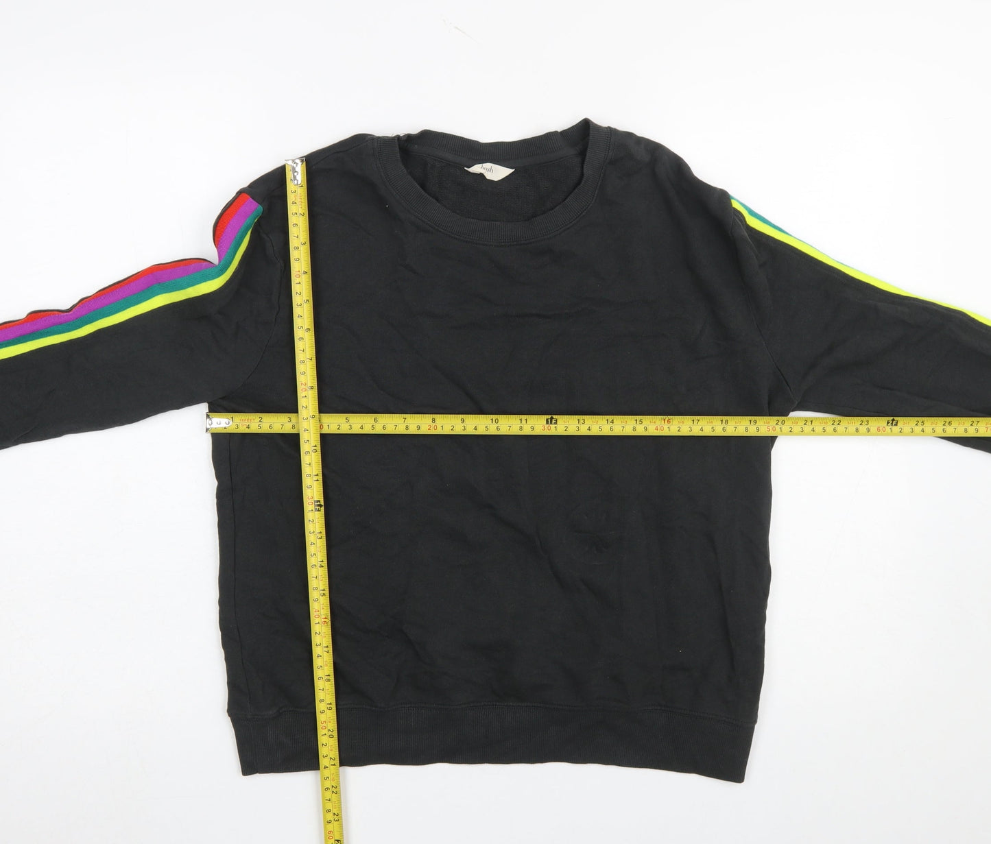 Womens UK Size S Hush Black Pullover Sweatshirt