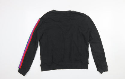 Womens UK Size S Hush Black Pullover Sweatshirt
