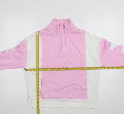Womens UK Size XS Victoria's Secret PINK Pink Pullover Sweatshirt