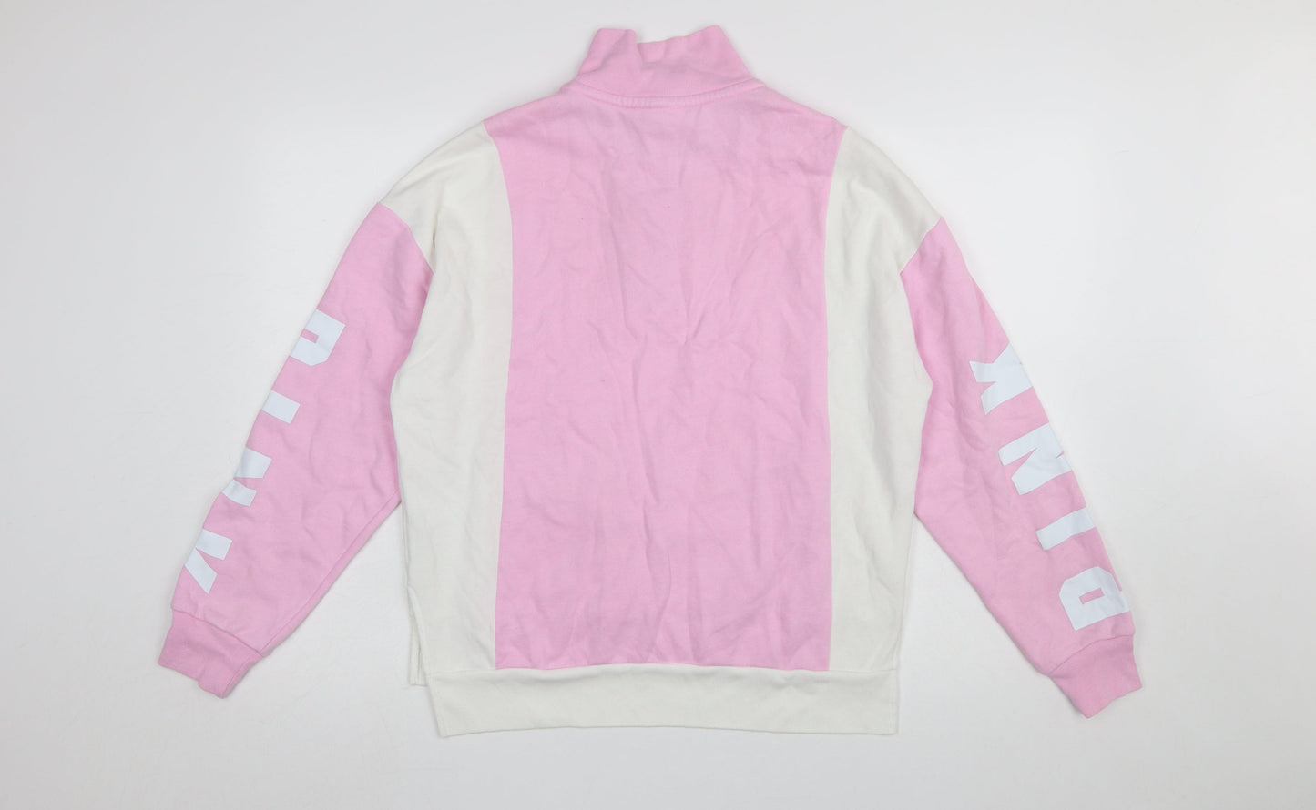 Womens UK Size XS Victoria's Secret PINK Pink Pullover Sweatshirt