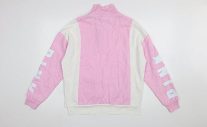 Womens UK Size XS Victoria's Secret PINK Pink Pullover Sweatshirt