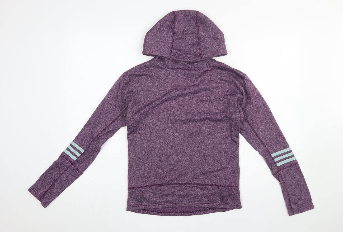 Womens UK Size XS adidas Purple Pullover Hoodie