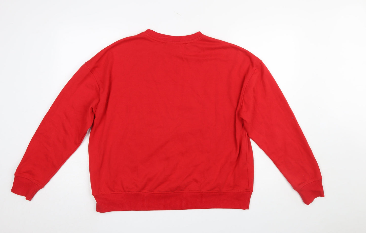 Womens UK Size 12/14 Primark Red Pullover Sweatshirt