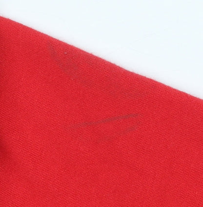 Womens UK Size 12/14 Primark Red Pullover Sweatshirt