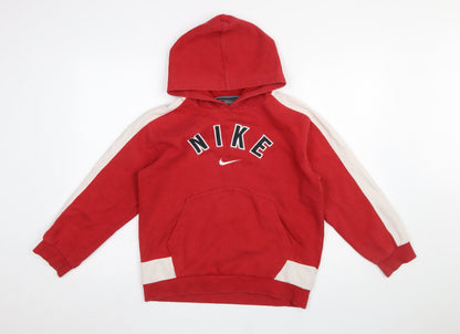 Boys UK Size L Nike Red Pullover Hoodie
