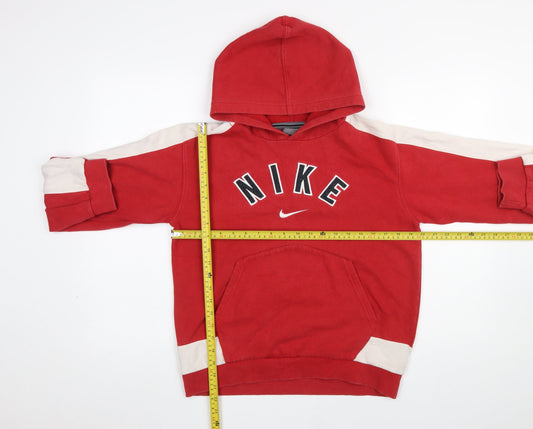Boys UK Size L Nike Red Pullover Hoodie