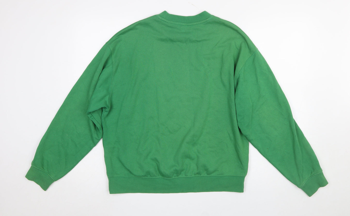 Womens UK Size S H&M Green Pullover Sweatshirt