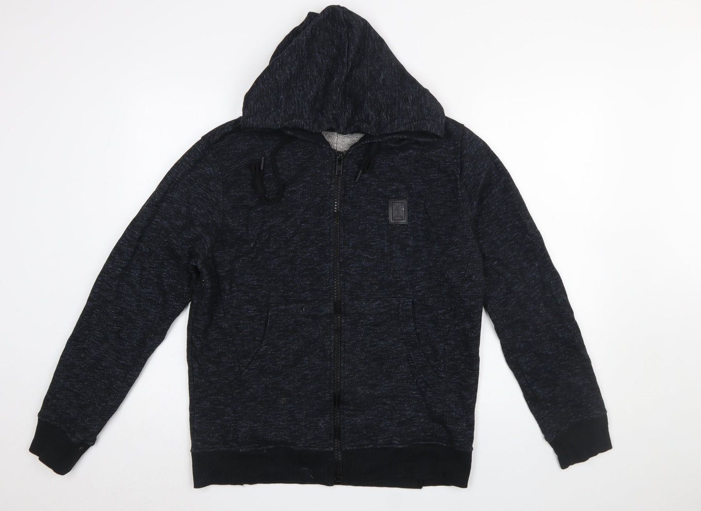 Mens UK Size M Religion Black Full Zip Hoodie