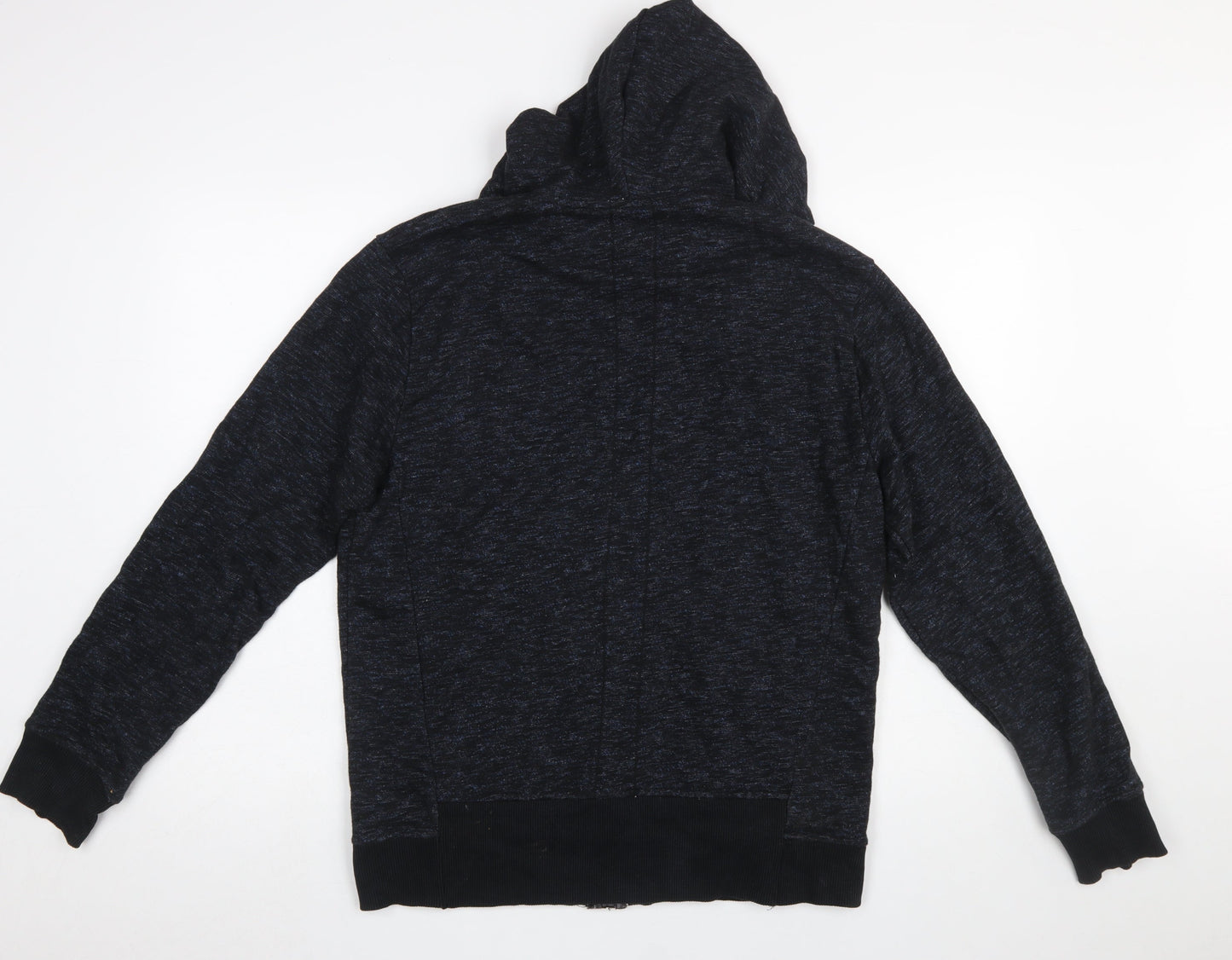 Mens UK Size M Religion Black Full Zip Hoodie