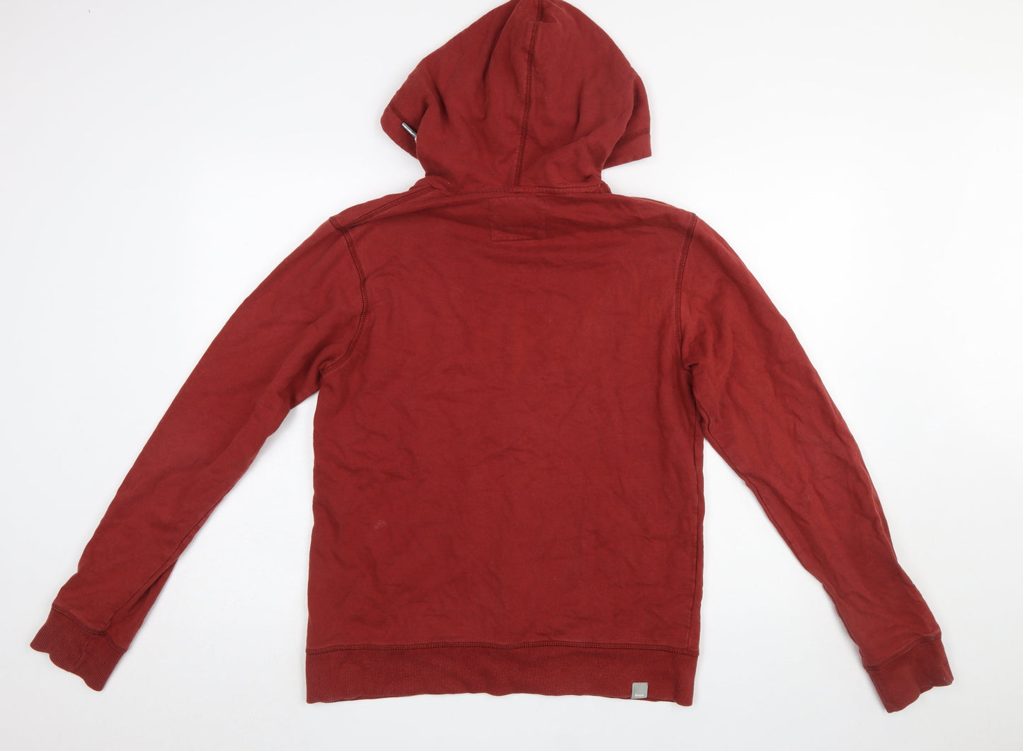 Mens UK Size M Bench Red Pullover Hoodie
