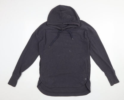 Womens UK Size XS Sweaty Betty Black Pullover Hoodie