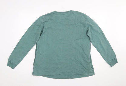 Womens UK Size 10 ASOS Design Green Pullover Sweatshirt