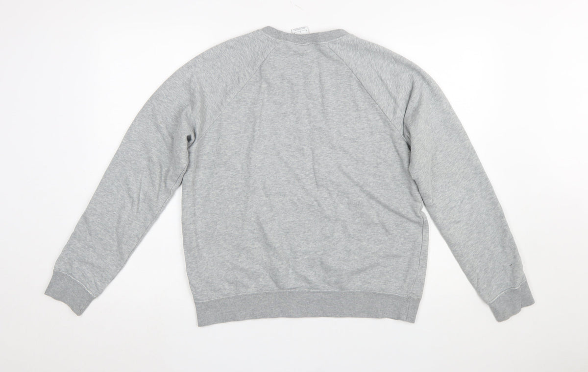 Mens UK Size M Nike Grey Pullover Sweatshirt