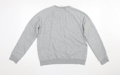 Mens UK Size M Nike Grey Pullover Sweatshirt