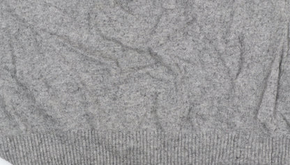 Womens UK Size M Black Label Crestbridge Grey Pullover Jumper