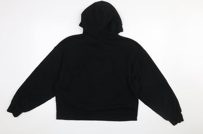 Womens UK Size M Old Navy Black Pullover Hoodie