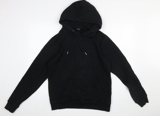 Mens UK Size M Last Sole Black Pullover Hoodie