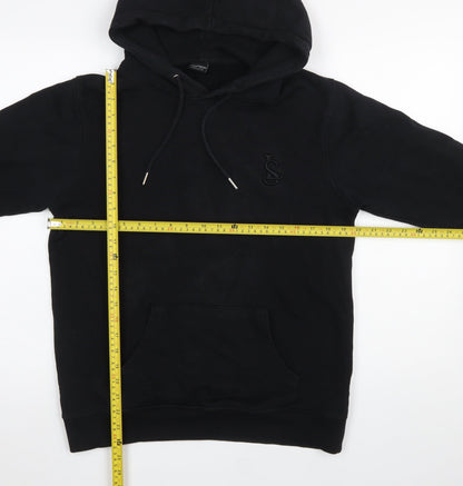 Mens UK Size M Last Sole Black Pullover Hoodie