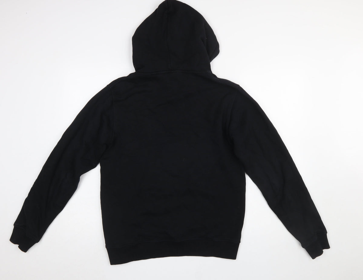 Mens UK Size M Last Sole Black Pullover Hoodie