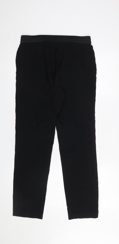 Womens UK Size 12 Gallery Regular Fit Casual Workwear Business Black Trousers