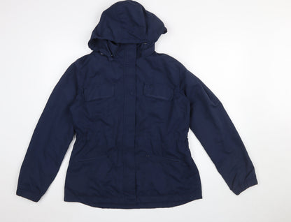 Womens UK Size L Lee Valley Blue Anorak Coat