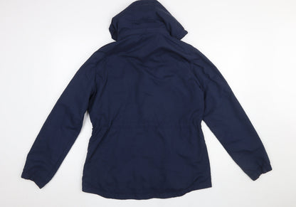 Womens UK Size L Lee Valley Blue Anorak Coat