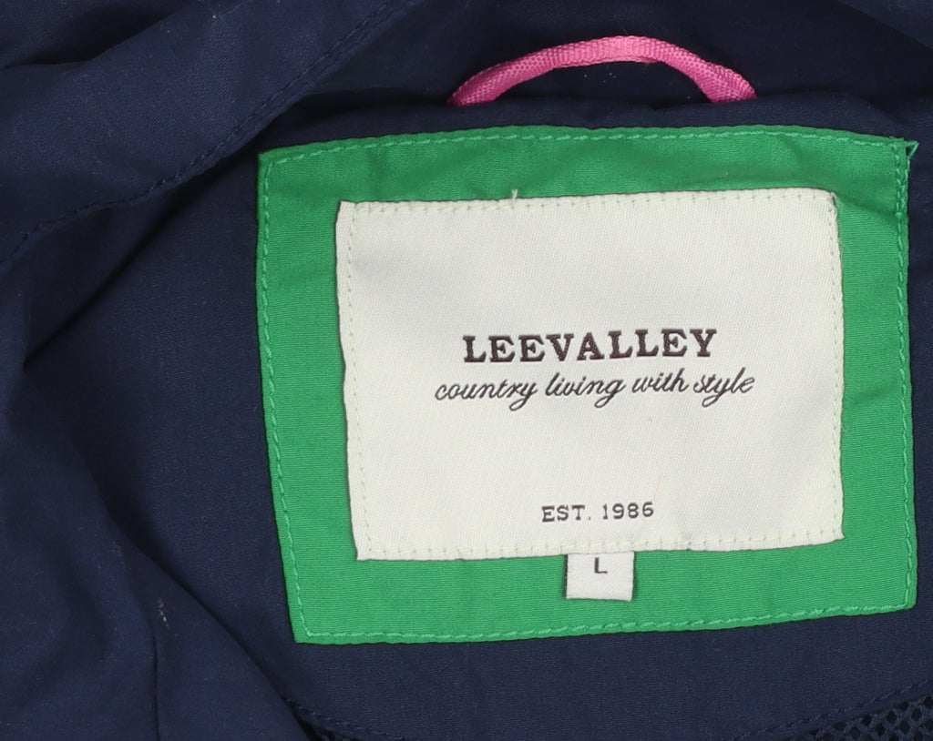 Womens UK Size L Lee Valley Blue Anorak Coat