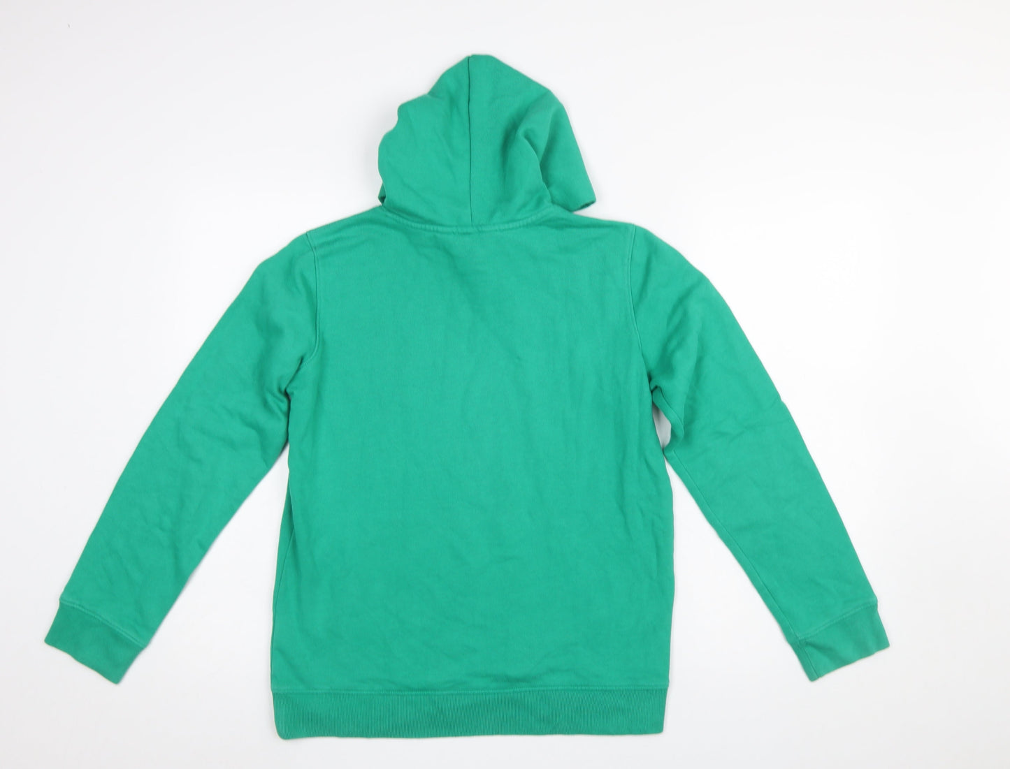 Boys UK Size 12-14 Years Lands' End Green Pullover Hoodie