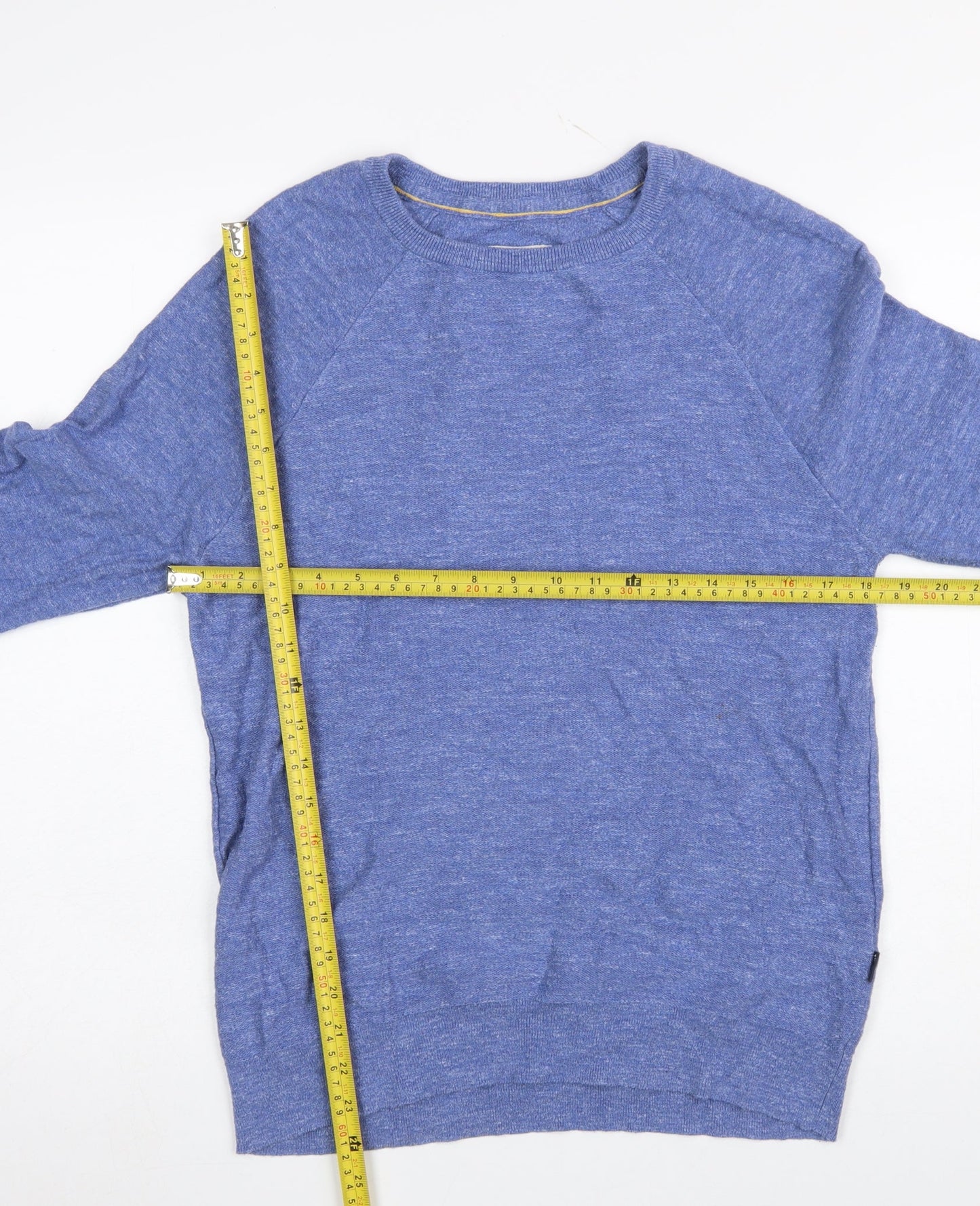 Mens UK Size S Fat Face Blue Pullover Jumper