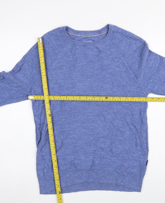Mens UK Size S Fat Face Blue Pullover Jumper