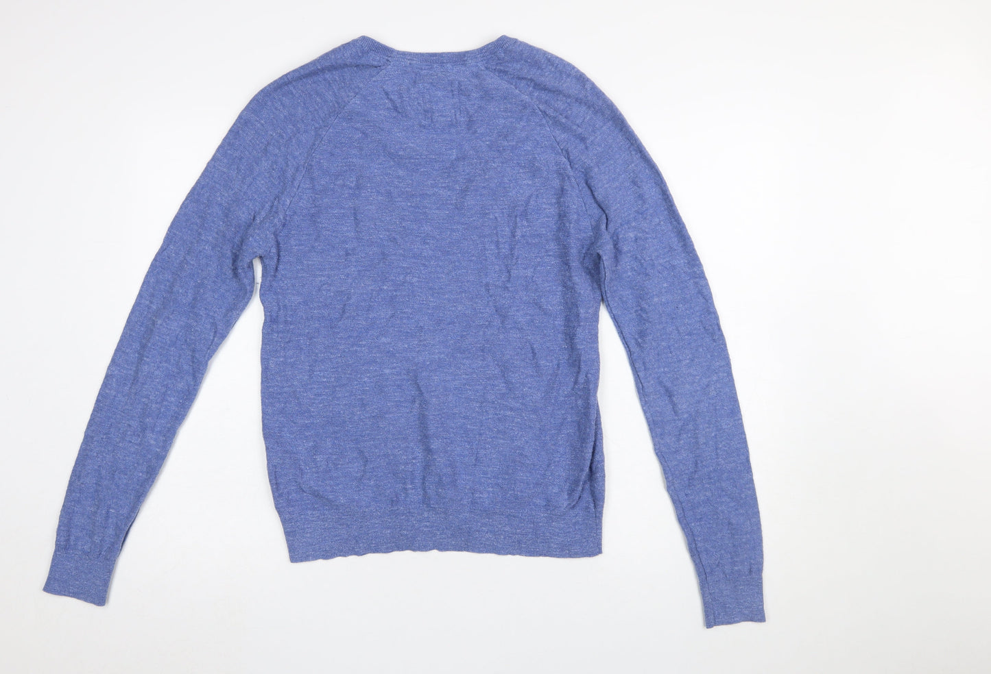 Mens UK Size S Fat Face Blue Pullover Jumper