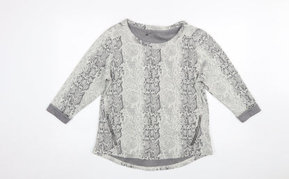 Womens UK Size 14 Marks and Spencer Grey Pullover Sweatshirt