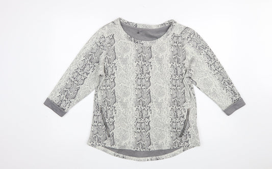 Womens UK Size 14 Marks and Spencer Grey Pullover Sweatshirt