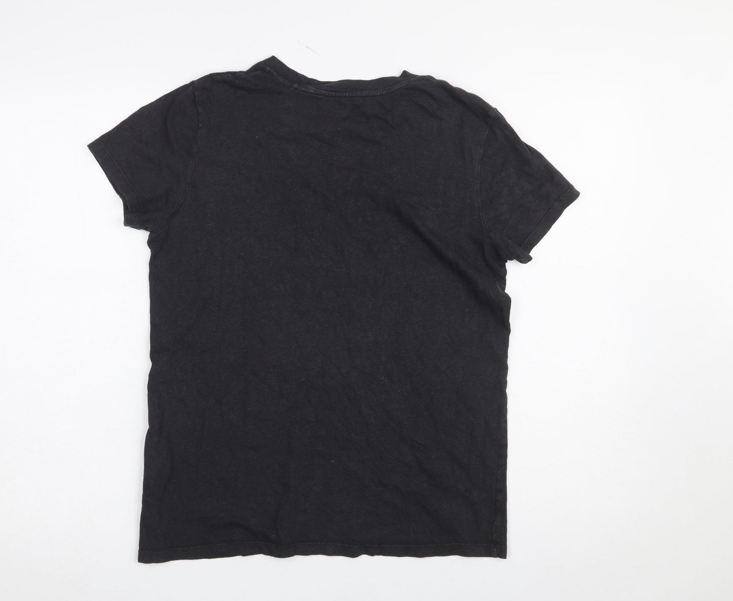 Womens UK Size M Levi's Black Basic T-Shirt