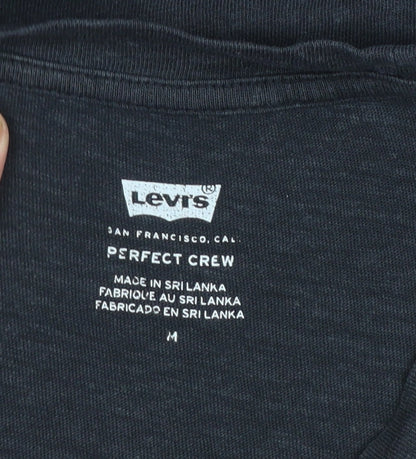 Womens UK Size M Levi's Black Basic T-Shirt