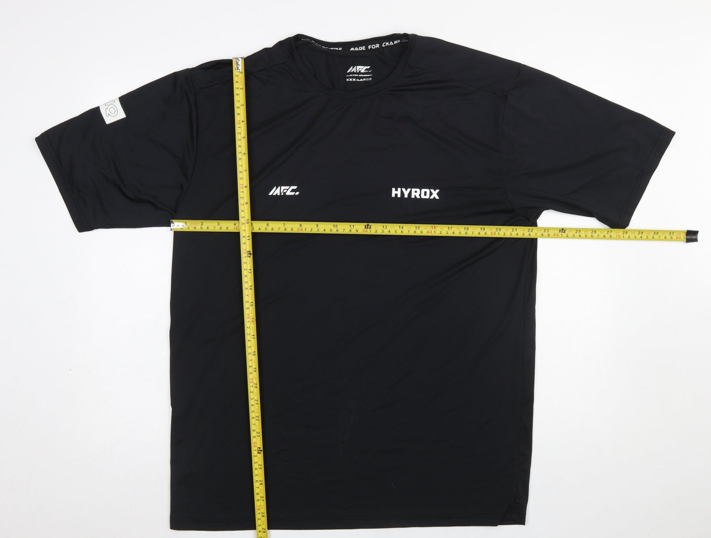 Mens UK Size 3XL MFC Black Gym & Training Running & Jogging CrossFit T-Shirt