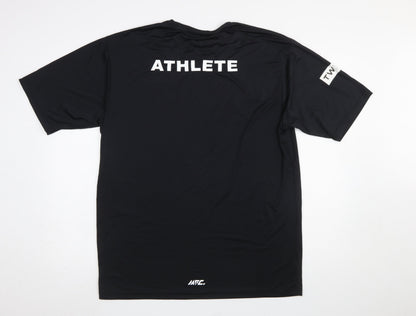 Mens UK Size 3XL MFC Black Gym & Training Running & Jogging CrossFit T-Shirt