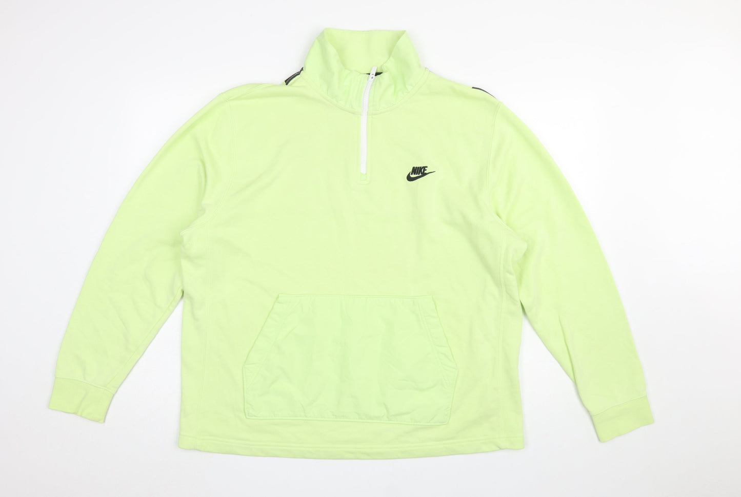 Mens UK Size L Nike Green Pullover Sweatshirt