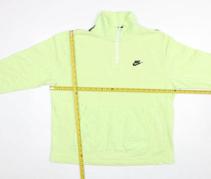 Mens UK Size L Nike Green Pullover Sweatshirt