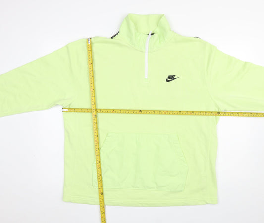 Mens UK Size L Nike Green Pullover Sweatshirt